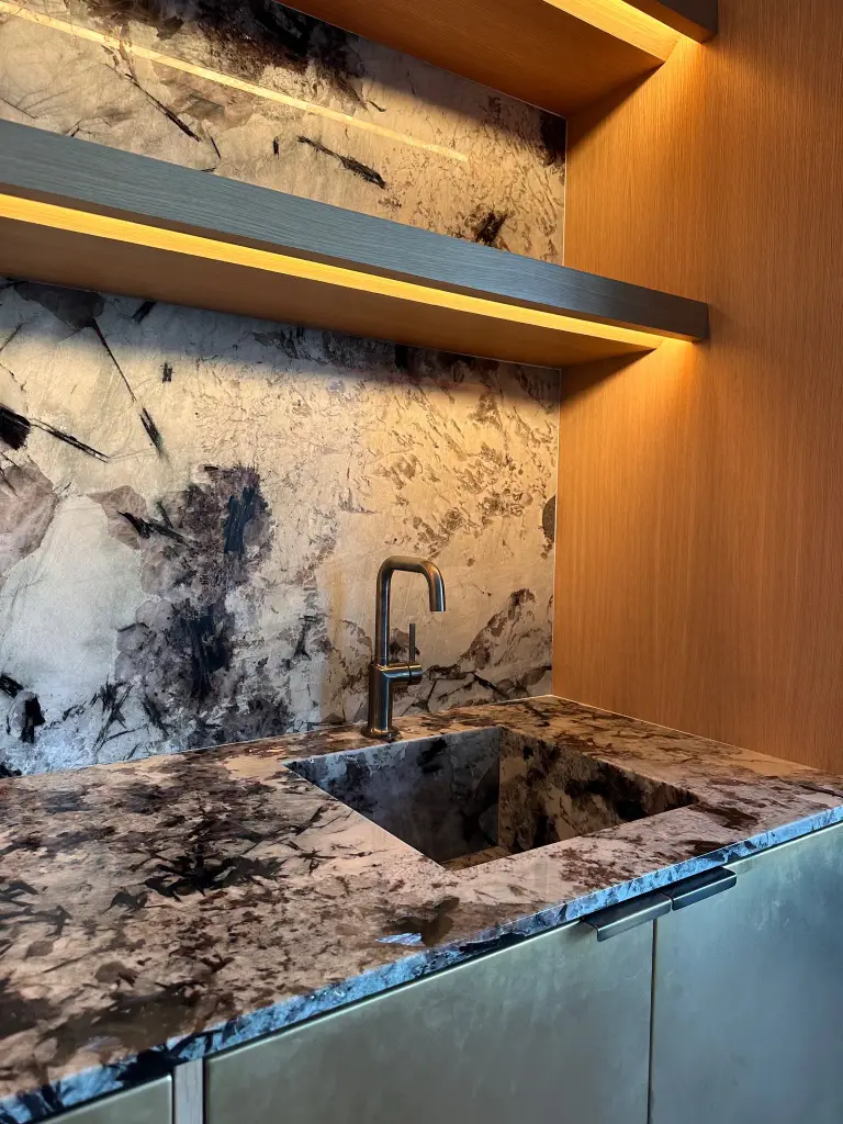 Craft and material detail in a Ten Twelve residence